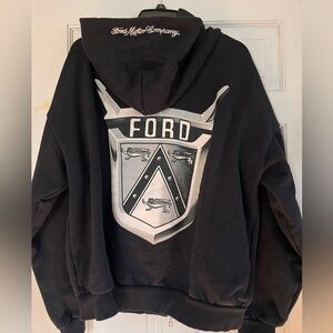 Ford x PacSun Hoodie Full Zip Black Men’s Large